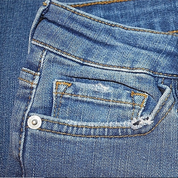 FREE PEOPLE Straight Leg Crop Jeans Womens sz 24 - Picture 5 of 8